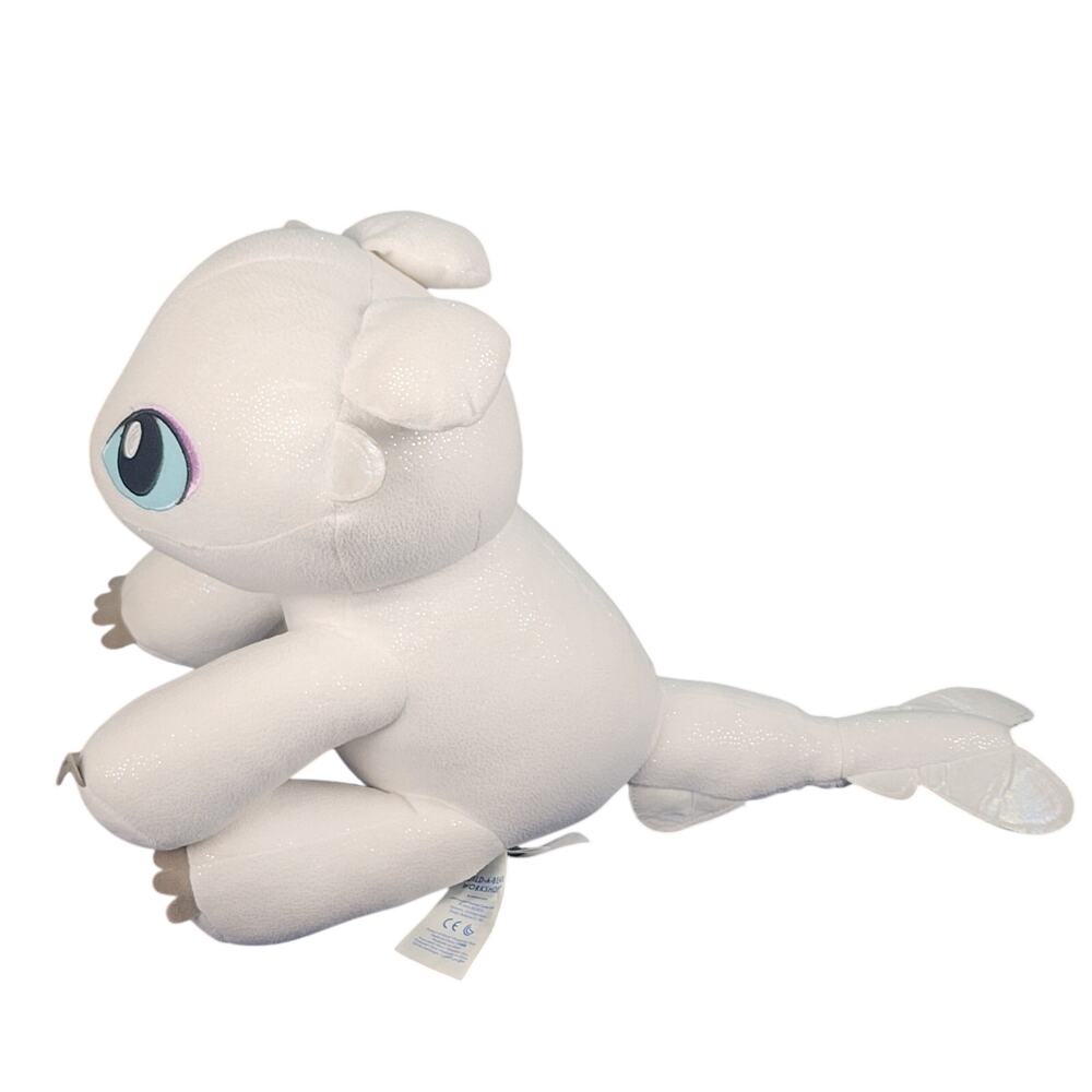Build A Bear How To Train Your Dragon Light Fury 14" Plush White 2017 - Picture 4 of 6